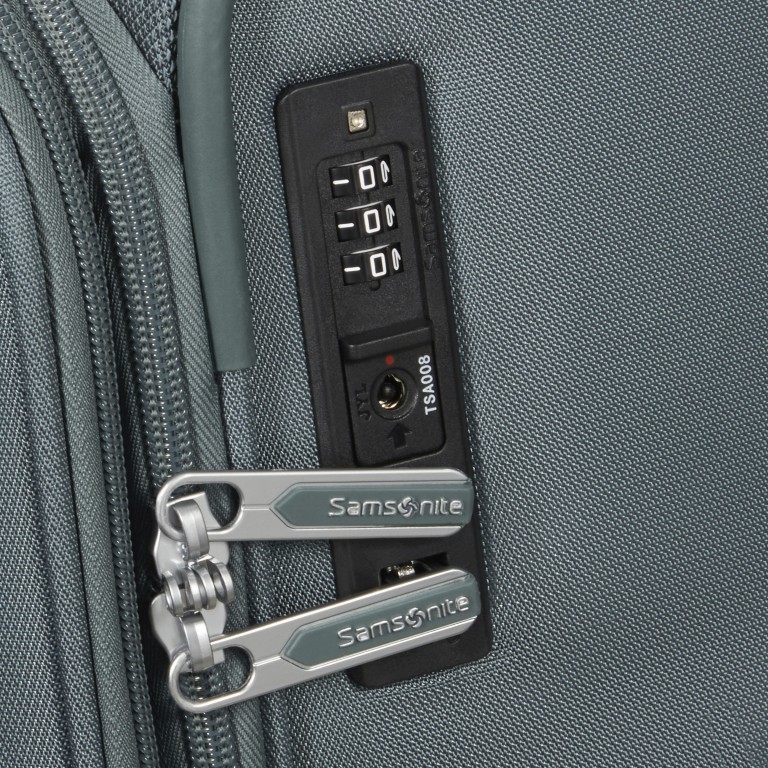 Trolley Urbify Spinner 78 expandable Dusty Blue, Farbe: blau/petrol, Marke: Samsonite, EAN: 5400520303561, Abmessungen in cm: 48x78x30, Bild 9 von 11