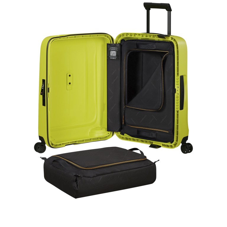 Handgepäck-Trolley Essens Spinner 55 IATA-Maß Lime, Farbe: grün/oliv, Marke: Samsonite, EAN: 5400520308047, Abmessungen in cm: 40x55x20, Bild 9 von 17