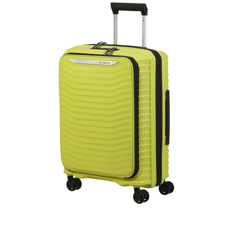 Handgepäck-Trolley Upscape Spinner 55 Easy Access Lime, Farbe: grün/oliv, Marke: Samsonite, EAN: 5400520302991, Abmessungen in cm: 40x55x23, Bild 2 von 15
