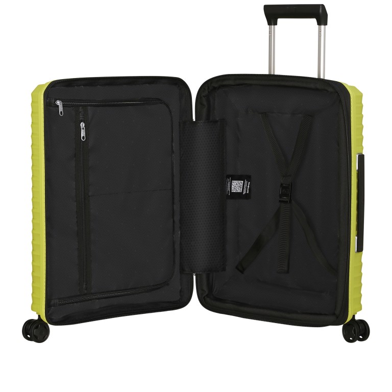 Handgepäck-Trolley Upscape Spinner 55 Easy Access Lime, Farbe: grün/oliv, Marke: Samsonite, EAN: 5400520302991, Abmessungen in cm: 40x55x23, Bild 9 von 15