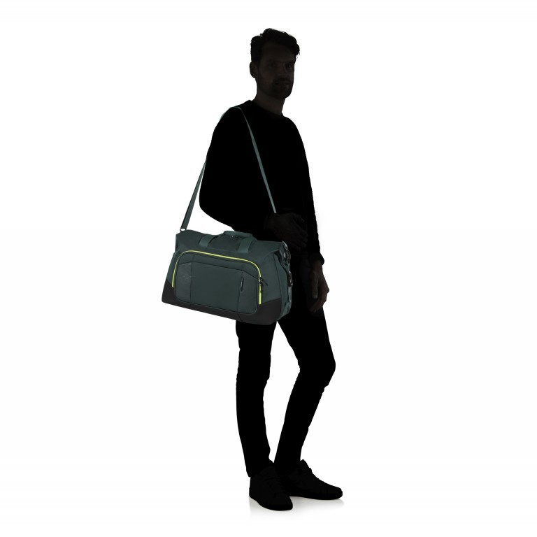 Reisetasche Respark Overnighter Größe 48 cm Dark Teal, Farbe: blau/petrol, Marke: Samsonite, EAN: 5400520303608, Abmessungen in cm: 48x35x24, Bild 7 von 11