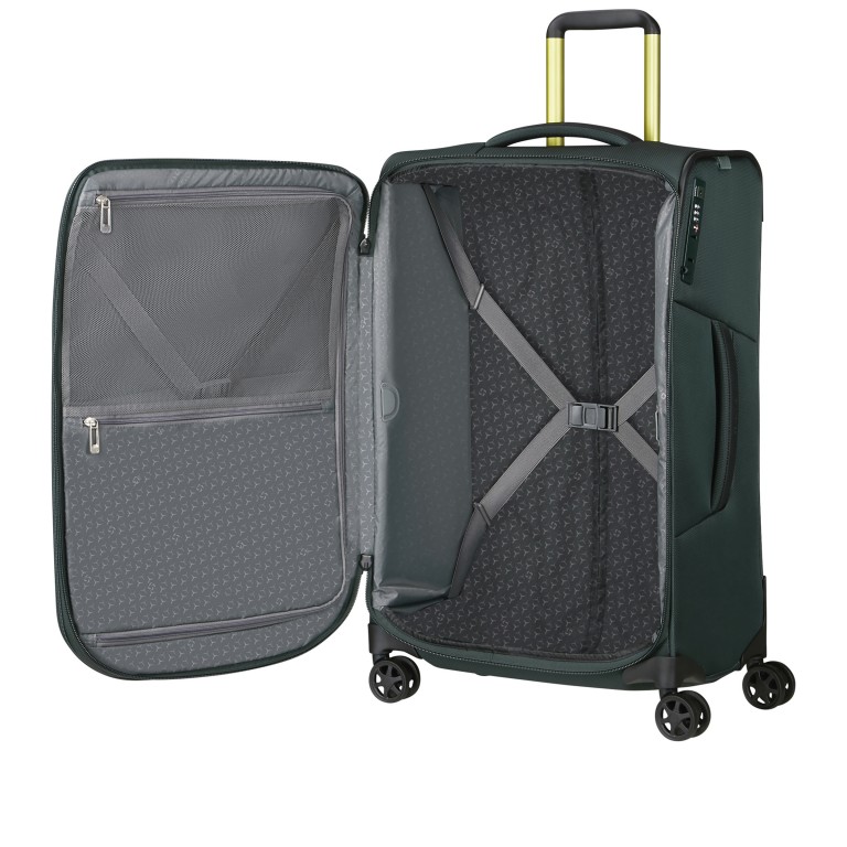 Koffer Respark Spinner 67 erweiterbar auf 92 Liter Dark Teal, Farbe: blau/petrol, Marke: Samsonite, EAN: 5400520303585, Abmessungen in cm: 43x67x29, Bild 8 von 17