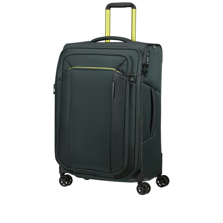Koffer Respark Spinner 67 erweiterbar auf 92 Liter Dark Teal, Farbe: blau/petrol, Marke: Samsonite, EAN: 5400520303585, Abmessungen in cm: 43x67x29, Bild 2 von 17