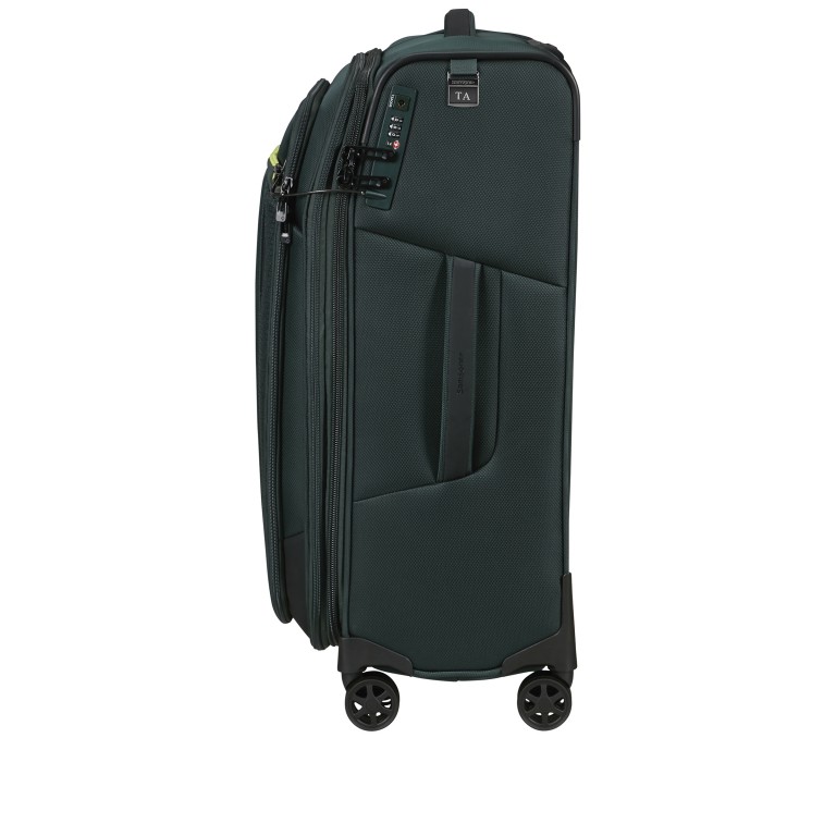 Koffer Respark Spinner 67 erweiterbar auf 92 Liter Dark Teal, Farbe: blau/petrol, Marke: Samsonite, EAN: 5400520303585, Abmessungen in cm: 43x67x29, Bild 3 von 17