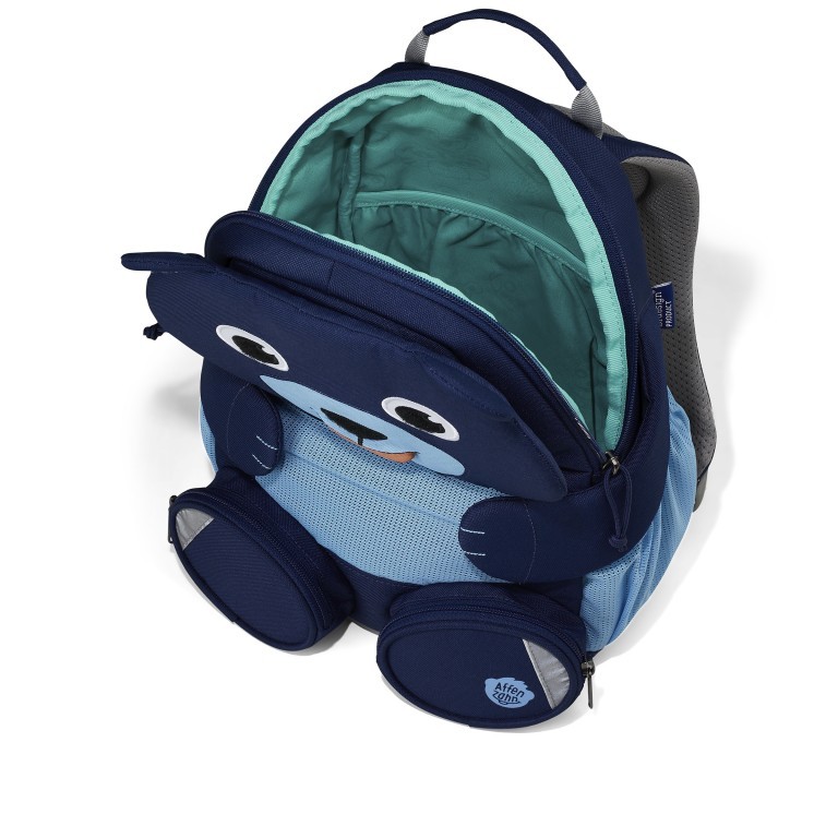 Rucksack Großer Freund für Kinder Bär, Farbe: blau/petrol, Marke: Affenzahn, EAN: 4057081204502, Bild 5 von 6