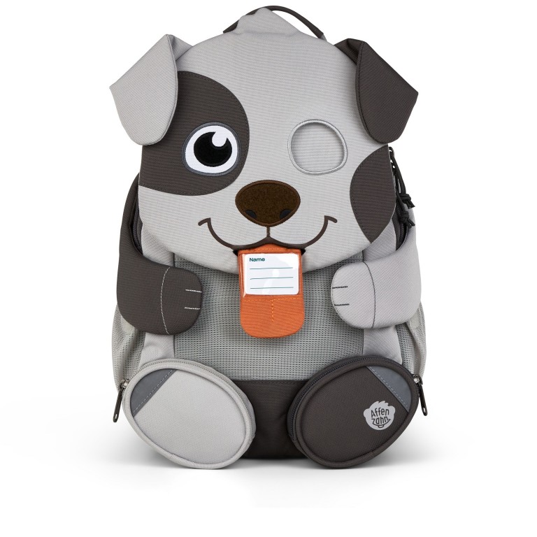 Rucksack Großer Freund für Kinder Hund, Farbe: grau, Marke: Affenzahn, EAN: 4057081223282, Bild 6 von 6