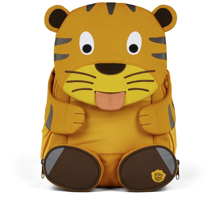 Rucksack Großer Freund für Kinder Tiger, Farbe: gelb, Marke: Affenzahn, EAN: 4057081210831, Bild 1 von 6