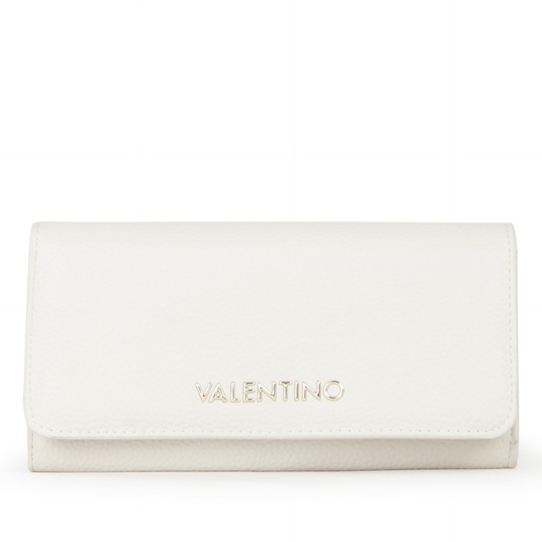 Geldbörse Brixton Ecru, Farbe: beige, Marke: Valentino Bags, EAN: 8054942438287, Abmessungen in cm: 19.5x10x3, Bild 1 von 4