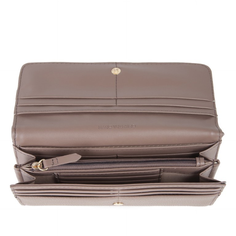 Geldbörse Brixton Taupe, Farbe: taupe/khaki, Marke: Valentino Bags, EAN: 8054942438263, Abmessungen in cm: 19.5x10x3, Bild 4 von 4