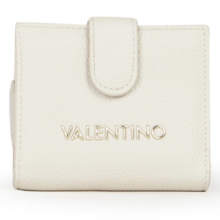 Geldbörse Brixton Ecru, Farbe: beige, Marke: Valentino Bags, EAN: 8054942438362, Abmessungen in cm: 11x9.5x3, Bild 1 von 4