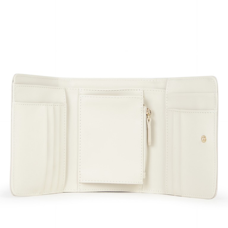 Geldbörse Brixton Ecru, Farbe: beige, Marke: Valentino Bags, EAN: 8054942438409, Abmessungen in cm: 14.5x11x3, Bild 4 von 4
