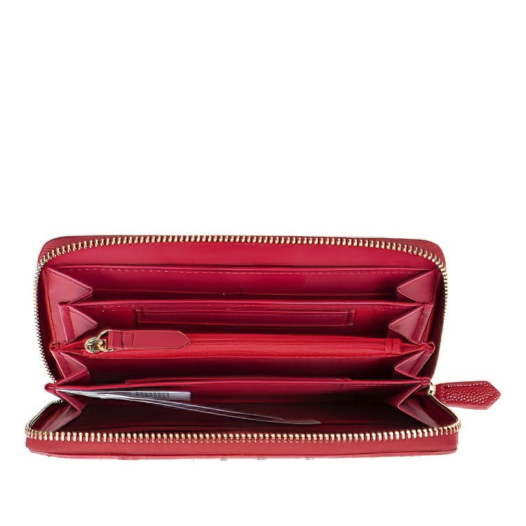Geldbörse Divina Rosso Scuro, Farbe: rot/weinrot, Marke: Valentino Bags, EAN: 8058043162478, Abmessungen in cm: 19x10x2.5, Bild 4 von 4