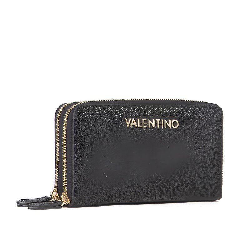 Geldbörse Divina Nero Gold, Farbe: schwarz, Marke: Valentino Bags, EAN: 8054942442482, Abmessungen in cm: 19x11x3, Bild 2 von 5