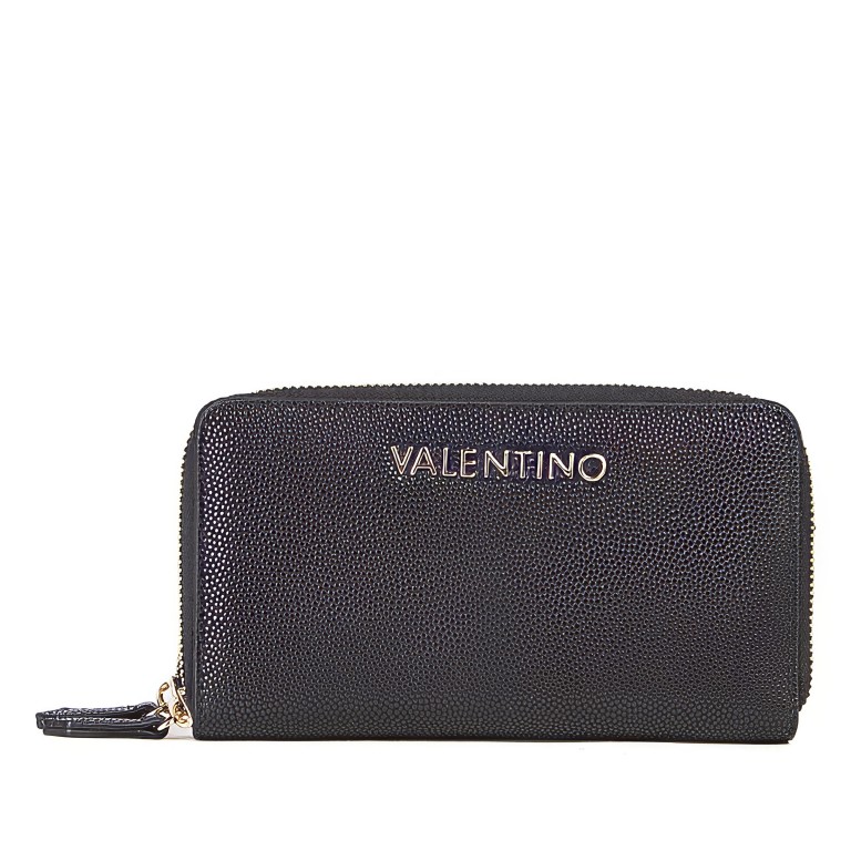 Geldbörse Divina Nero Gold, Farbe: schwarz, Marke: Valentino Bags, EAN: 8054942442482, Abmessungen in cm: 19x11x3, Bild 1 von 5