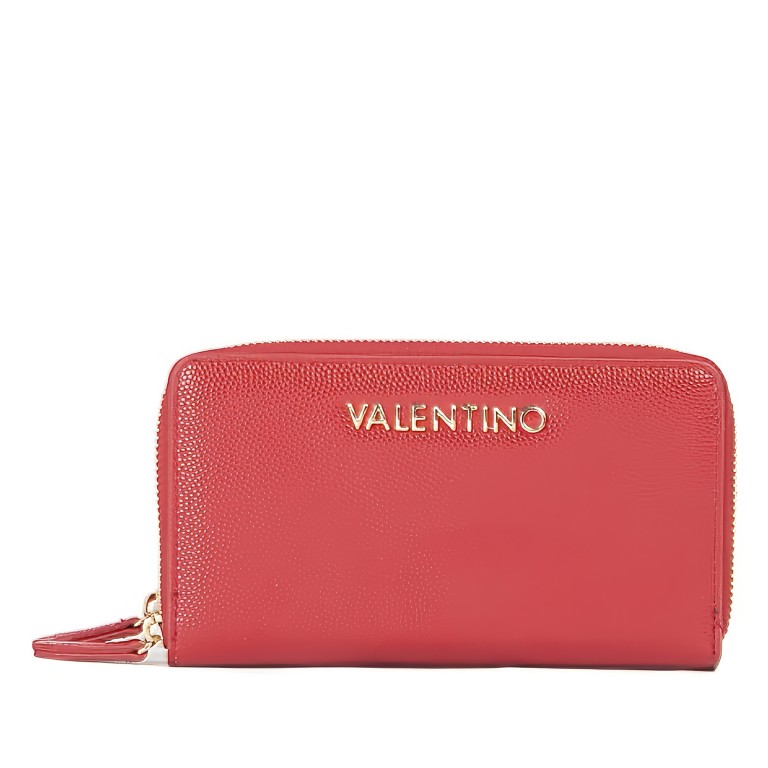 Geldbörse Divina Rosso Scuro, Farbe: rot/weinrot, Marke: Valentino Bags, EAN: 8054942442338, Abmessungen in cm: 19x11x3, Bild 1 von 5