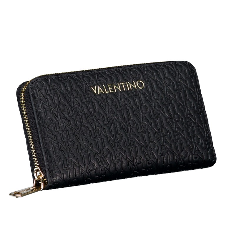 Geldbörse Falak Relove Recycle Nero, Farbe: schwarz, Marke: Valentino Bags, EAN: 8054942818423, Abmessungen in cm: 19x10x2.5, Bild 2 von 4