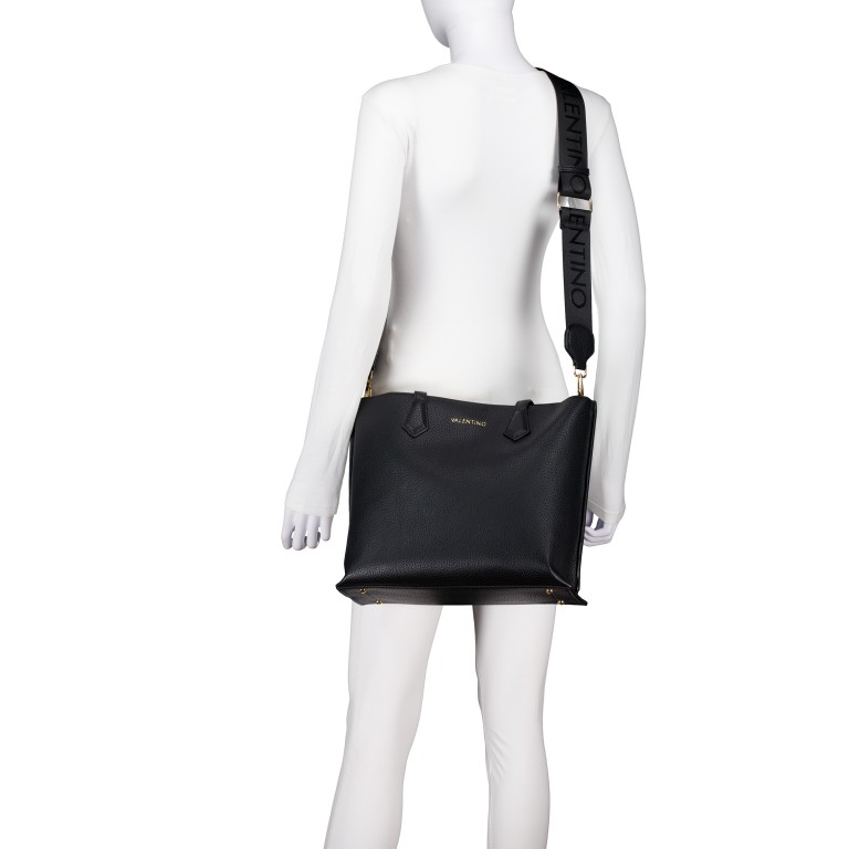 Shopper Fall Relove Recycle Nero, Farbe: schwarz, Marke: Valentino Bags, EAN: 8054942817068, Abmessungen in cm: 33x27x14, Bild 6 von 7