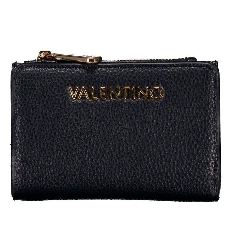 Geldbörse Femke Nero, Farbe: schwarz, Marke: Valentino Bags, EAN: 8054942818225, Abmessungen in cm: 13x9.5x2, Bild 1 von 4