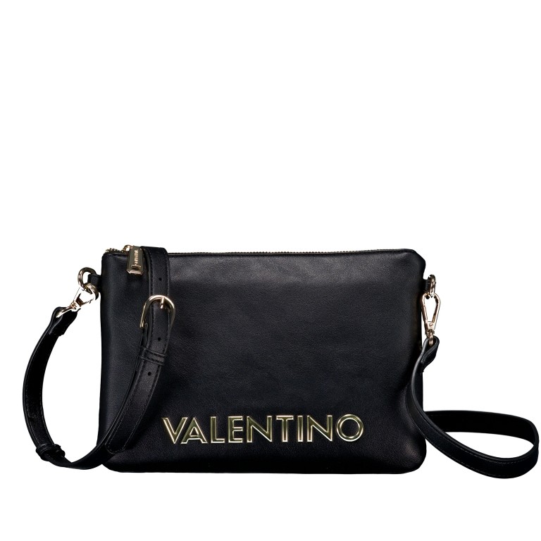 Umhängetasche / Clutch Fosca Relove Recycle Nero, Farbe: schwarz, Marke: Valentino Bags, EAN: 8054942818980, Abmessungen in cm: 26.5x18x1.5, Bild 1 von 7