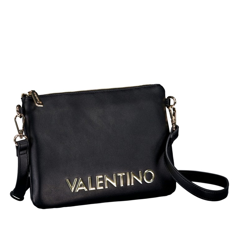 Umhängetasche / Clutch Fosca Relove Recycle Nero, Farbe: schwarz, Marke: Valentino Bags, EAN: 8054942818980, Abmessungen in cm: 26.5x18x1.5, Bild 2 von 7