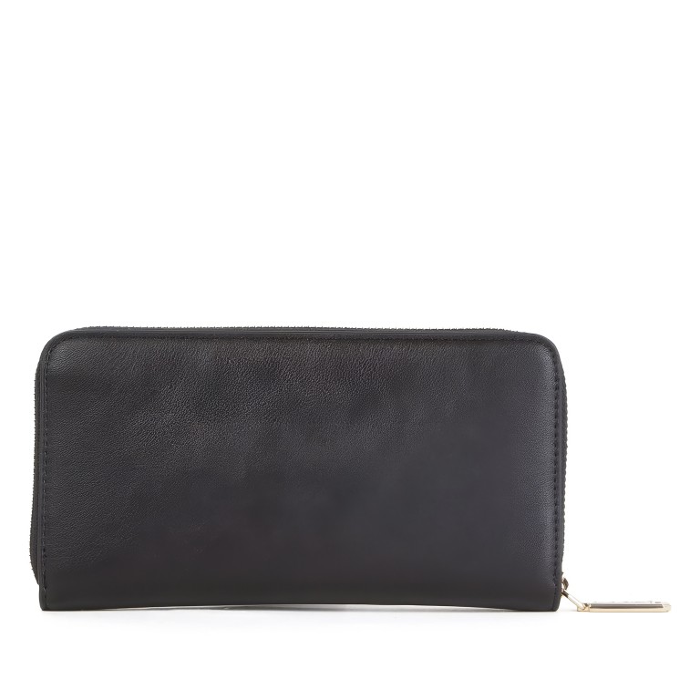 Geldbörse Fosca Relove Recycle Nero, Farbe: schwarz, Marke: Valentino Bags, EAN: 8054942820433, Abmessungen in cm: 19x10x2.5, Bild 3 von 5