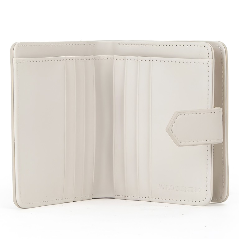 Geldbörse Fosca Relove Recycle Ecru, Farbe: beige, Marke: Valentino Bags, EAN: 8054942820495, Abmessungen in cm: 11.1x9.5x3, Bild 4 von 4