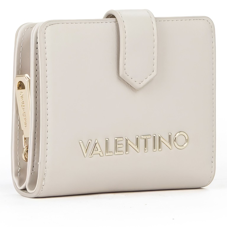 Geldbörse Fosca Relove Recycle Ecru, Farbe: beige, Marke: Valentino Bags, EAN: 8054942820495, Abmessungen in cm: 11.1x9.5x3, Bild 2 von 4