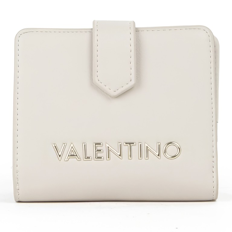 Geldbörse Fosca Relove Recycle Ecru, Farbe: beige, Marke: Valentino Bags, EAN: 8054942820495, Abmessungen in cm: 11.1x9.5x3, Bild 1 von 4