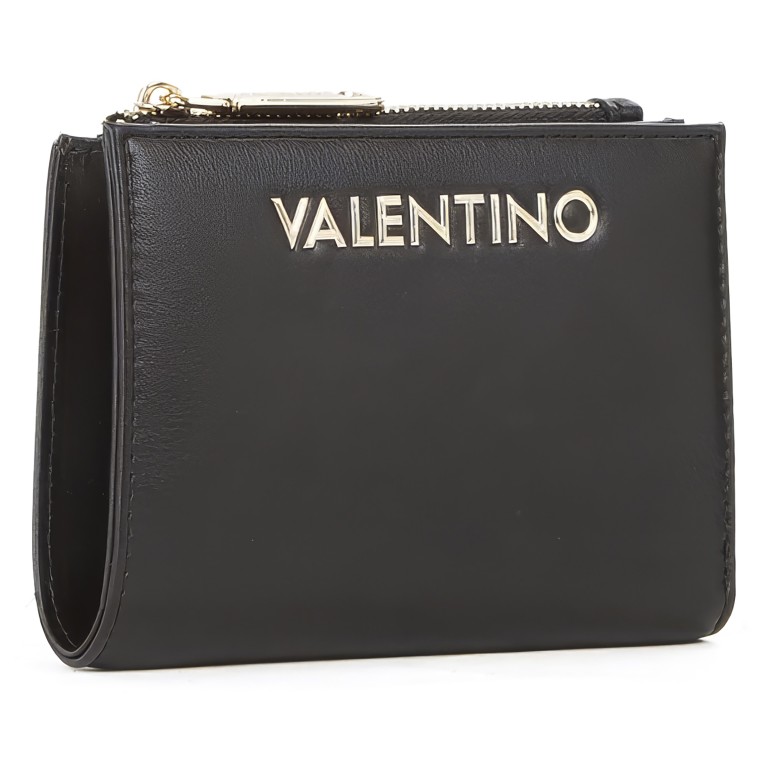 Geldbörse Fosca Relove Recycle Nero, Farbe: schwarz, Marke: Valentino Bags, EAN: 8054942820518, Abmessungen in cm: 13x10x1.8, Bild 2 von 4