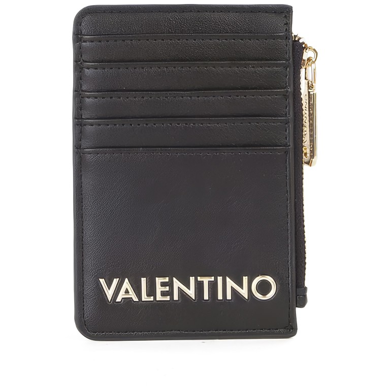 Karten-/Ausweisetui Fosca Relove Recycle Nero, Farbe: schwarz, Marke: Valentino Bags, EAN: 8054942820594, Abmessungen in cm: 8.5x13x1, Bild 1 von 4