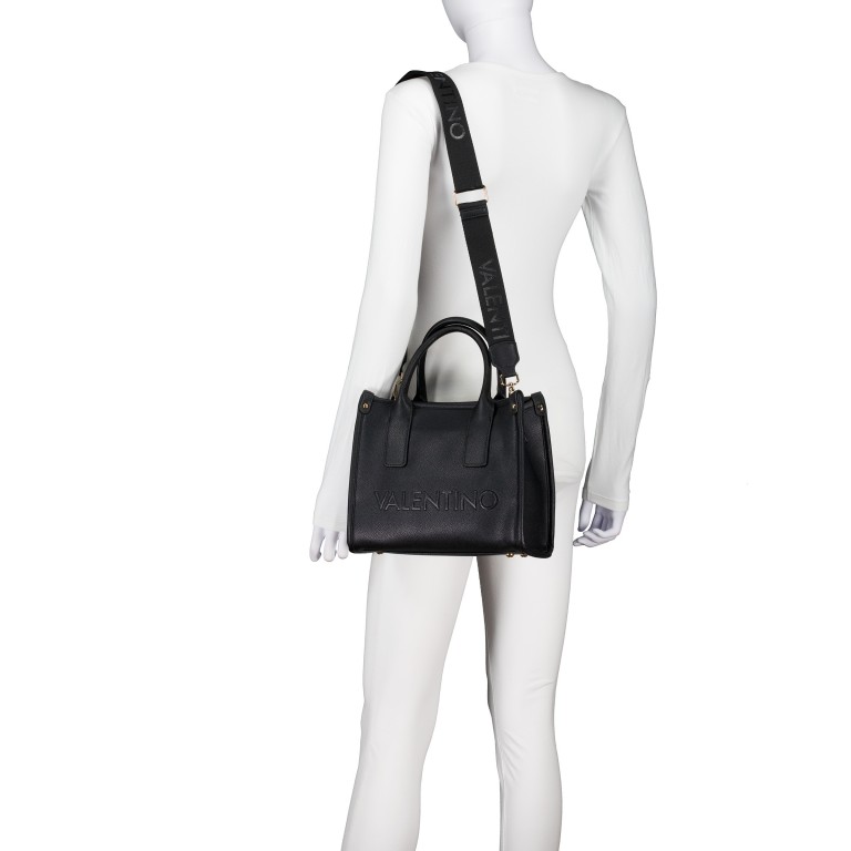 Handtasche Foxy Relove Recycle Nero, Farbe: schwarz, Marke: Valentino Bags, EAN: 8054942819901, Abmessungen in cm: 26.3x22.5x12.5, Bild 7 von 9