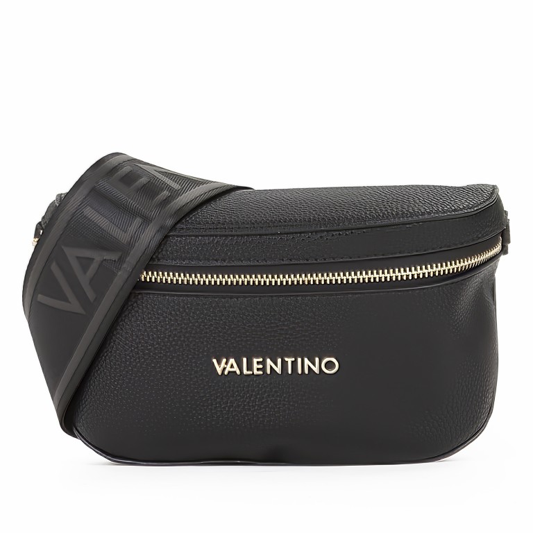 Umhängetasche / Gürteltasche Miramar Nero, Farbe: schwarz, Marke: Valentino Bags, EAN: 8054942682505, Abmessungen in cm: 22x14x8, Bild 2 von 7