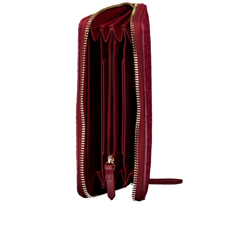Geldbörse Samba Relove Recycle Rosso Scuro, Farbe: rot/weinrot, Marke: Valentino Bags, EAN: 8054942813510, Abmessungen in cm: 19x10x2.5, Bild 4 von 4