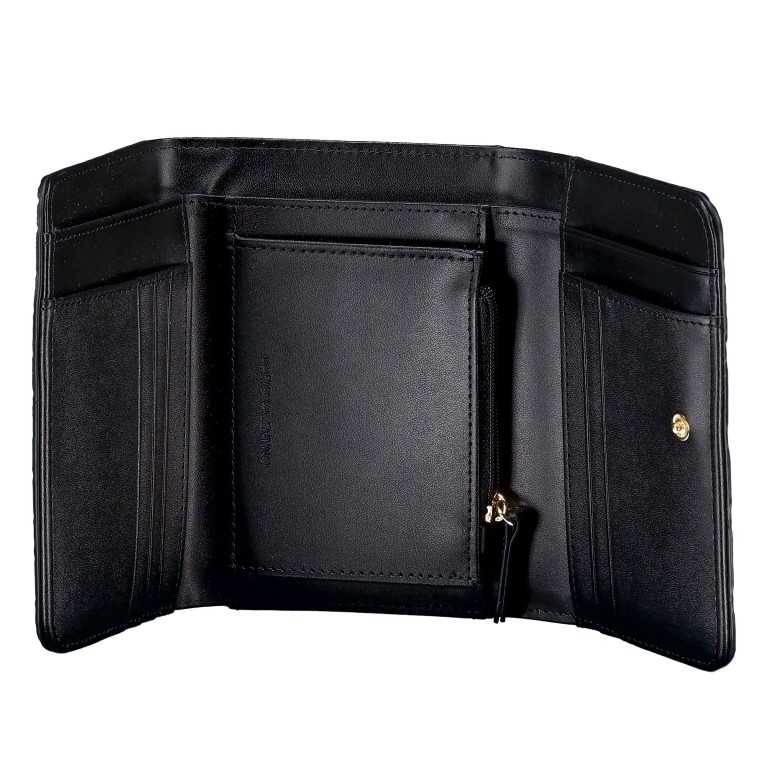 Geldbörse Samba Relove Recycle Nero, Farbe: schwarz, Marke: Valentino Bags, EAN: 8054942813527, Abmessungen in cm: 14.5x11x2.7, Bild 4 von 4