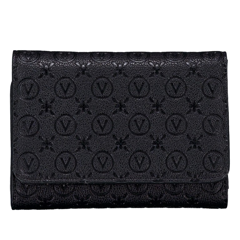 Geldbörse Samba Relove Recycle Nero, Farbe: schwarz, Marke: Valentino Bags, EAN: 8054942813527, Abmessungen in cm: 14.5x11x2.7, Bild 1 von 4