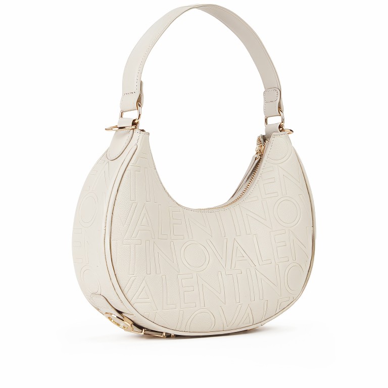 Beuteltasche Shelby Ecru, Farbe: beige, Marke: Valentino Bags, EAN: 8054942818515, Abmessungen in cm: 29.5x22x8, Bild 4 von 9