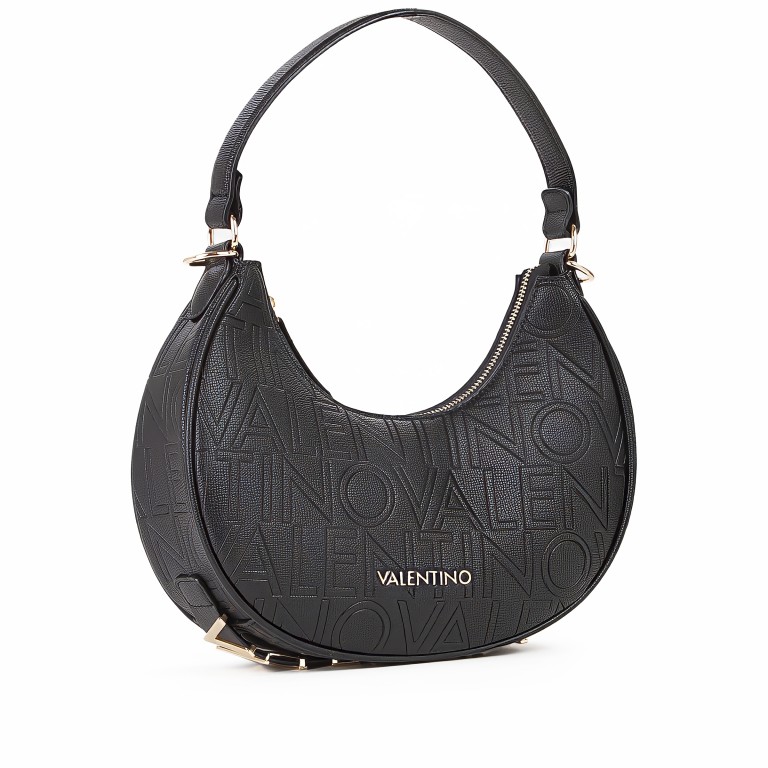 Beuteltasche Shelby Nero, Farbe: schwarz, Marke: Valentino Bags, EAN: 8054942818485, Abmessungen in cm: 29.5x22x8, Bild 3 von 9