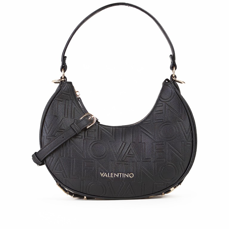 Beuteltasche Shelby Nero, Farbe: schwarz, Marke: Valentino Bags, EAN: 8054942818485, Abmessungen in cm: 29.5x22x8, Bild 1 von 9