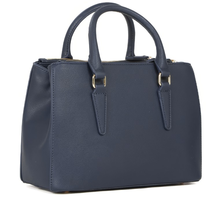 Handtasche Zero Relove Recycle Blu Notte, Farbe: blau/petrol, Marke: Valentino Bags, EAN: 8054942813817, Abmessungen in cm: 29.5x19.5x13.5, Bild 4 von 8