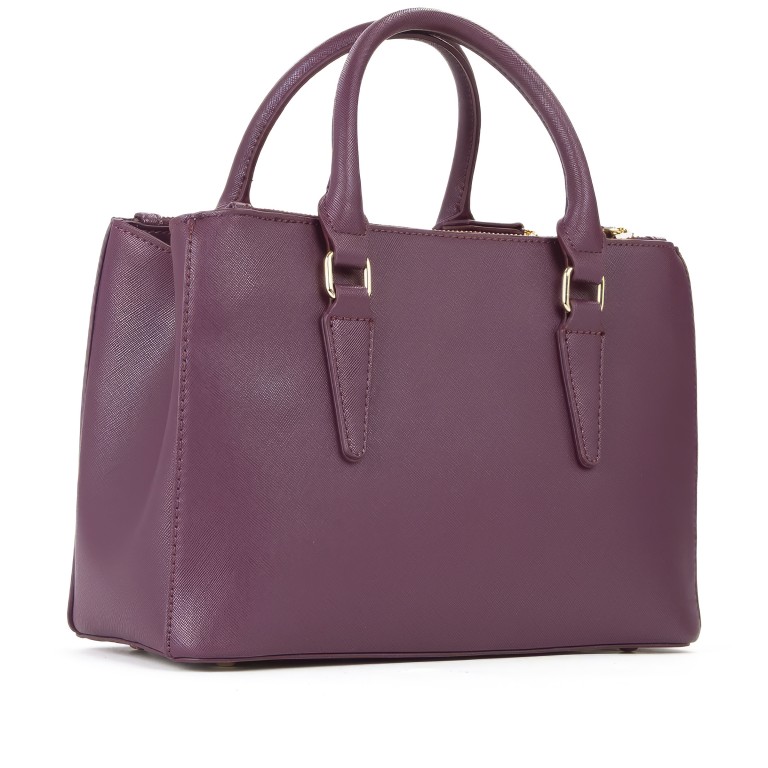 Handtasche Zero Relove Recycle Prugna, Farbe: rot/weinrot, Marke: Valentino Bags, EAN: 8054942813824, Abmessungen in cm: 29.5x19.5x13.5, Bild 4 von 8
