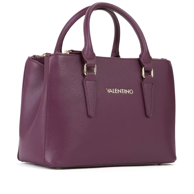 Handtasche Zero Relove Recycle Prugna, Farbe: rot/weinrot, Marke: Valentino Bags, EAN: 8054942813824, Abmessungen in cm: 29.5x19.5x13.5, Bild 3 von 8