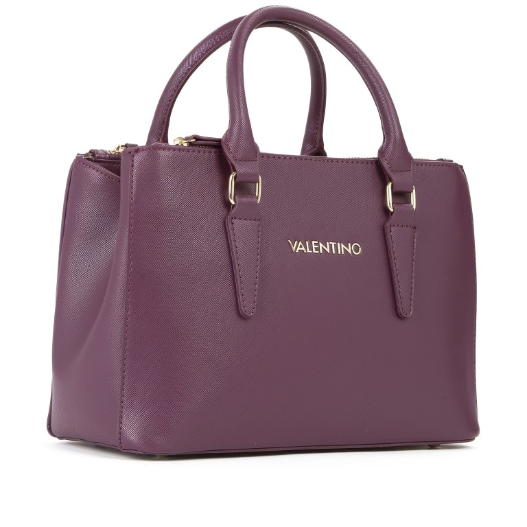 Handtasche Zero Relove Recycle Prugna, Farbe: rot/weinrot, Marke: Valentino Bags, EAN: 8054942813824, Abmessungen in cm: 29.5x19.5x13.5, Bild 3 von 8