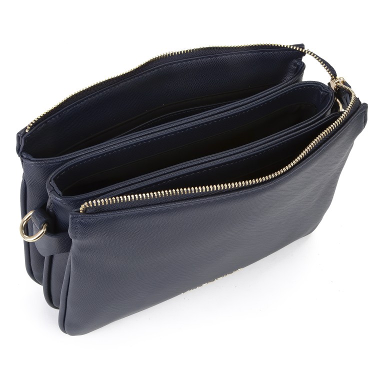 Umhängetasche Zero Relove Recycle Blu Notte, Farbe: blau/petrol, Marke: Valentino Bags, EAN: 8054942813756, Abmessungen in cm: 26x18x7, Bild 7 von 7