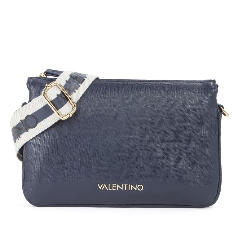 Umhängetasche Zero Relove Recycle Blu Notte, Farbe: blau/petrol, Marke: Valentino Bags, EAN: 8054942813756, Abmessungen in cm: 26x18x7, Bild 2 von 7