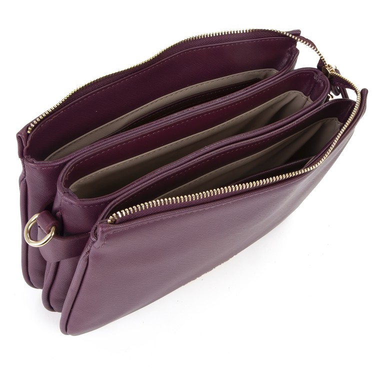 Umhängetasche Zero Relove Recycle Prugna, Farbe: rot/weinrot, Marke: Valentino Bags, EAN: 8054942813763, Abmessungen in cm: 26x18x7, Bild 7 von 7