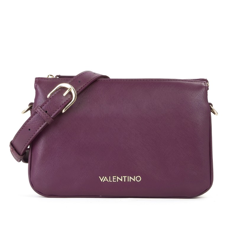 Umhängetasche Zero Relove Recycle Prugna, Farbe: rot/weinrot, Marke: Valentino Bags, EAN: 8054942813763, Abmessungen in cm: 26x18x7, Bild 1 von 7