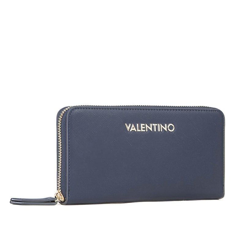 Geldbörse Zero Relove Recycle Blu Notte, Farbe: blau/petrol, Marke: Valentino Bags, EAN: 8054942813930, Abmessungen in cm: 19x10.5x2, Bild 2 von 4