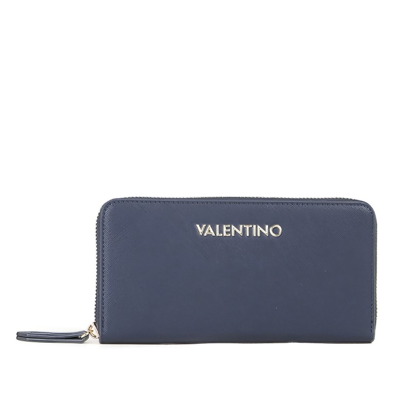 Geldbörse Zero Relove Recycle Blu Notte, Farbe: blau/petrol, Marke: Valentino Bags, EAN: 8054942813930, Abmessungen in cm: 19x10.5x2, Bild 1 von 4