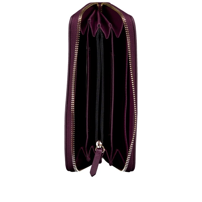 Geldbörse Zero Relove Recycle Prugna, Farbe: rot/weinrot, Marke: Valentino Bags, EAN: 8054942813947, Abmessungen in cm: 19x10.5x2, Bild 4 von 4