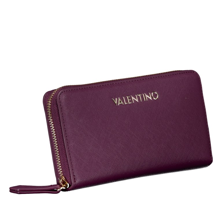 Geldbörse Zero Relove Recycle Prugna, Farbe: rot/weinrot, Marke: Valentino Bags, EAN: 8054942813947, Abmessungen in cm: 19x10.5x2, Bild 2 von 4